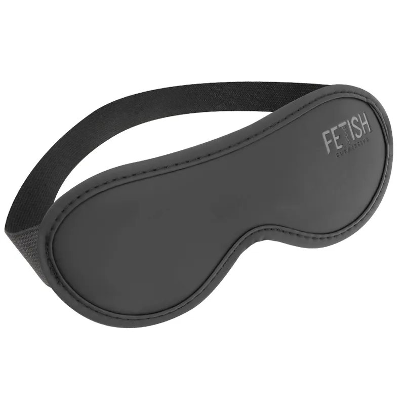 FETISH SUBMISSIVE - VEGAN LEDEREN MASKER II MET NOPREEN VOERING