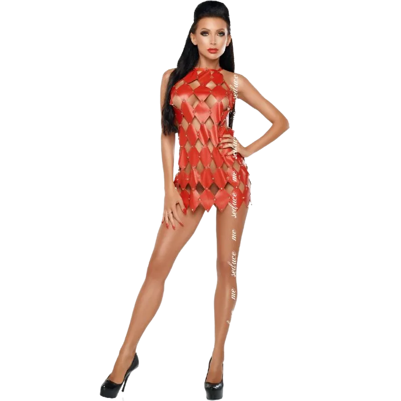 ME-SEDUCE - GWEN RODE RUGLOZE JURK S/M
