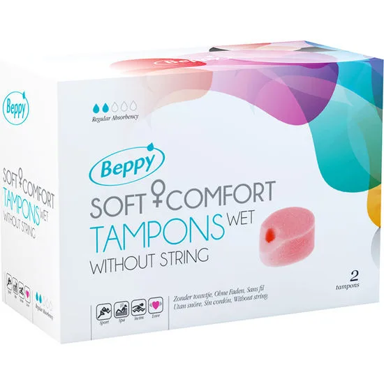 BEPPY - GLIJMIDDEL TAMPONS 2 STUKS