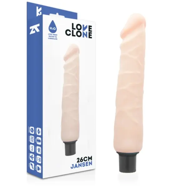 LOVECLONE - JANSEN ZELFSMERING VIBRATOR 26 CM -OF- 4.2 CM