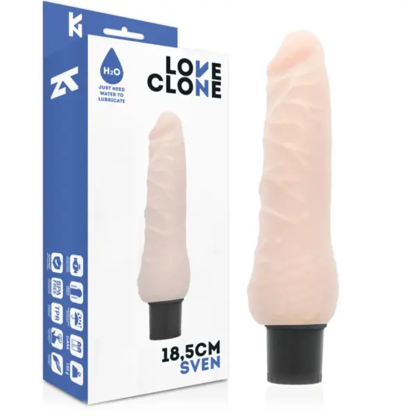 LOVECLONE - SVEN ZELFSMERING VIBRATOR 18,5 CM -OF- 3,3 CM