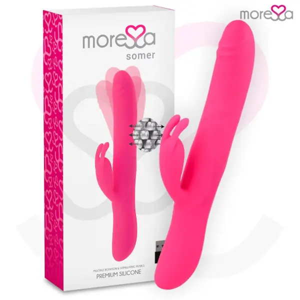 MORESSA - SOMER ROTATOR PEARL EN KRACHTIGE TRILLING PREMIUM SILICONEN