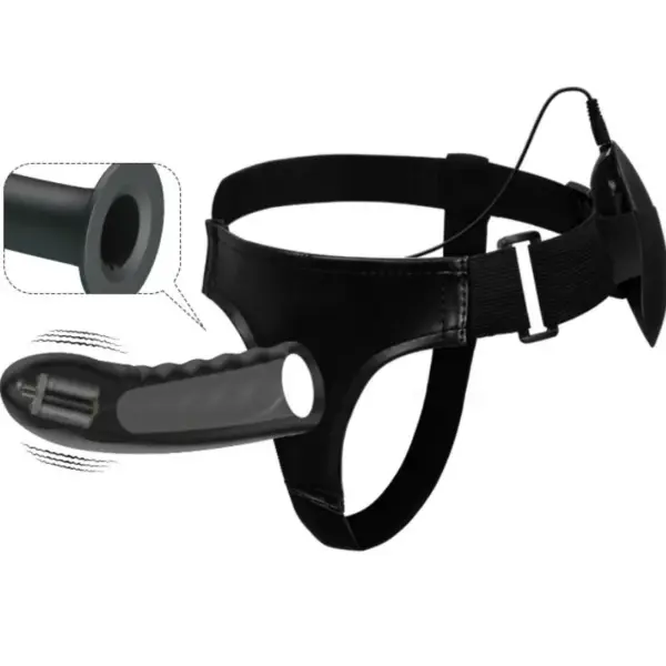 PRETTY LOVE - MARVIN STRAP ON MET VIBRATIE EN HOLLE DILDO