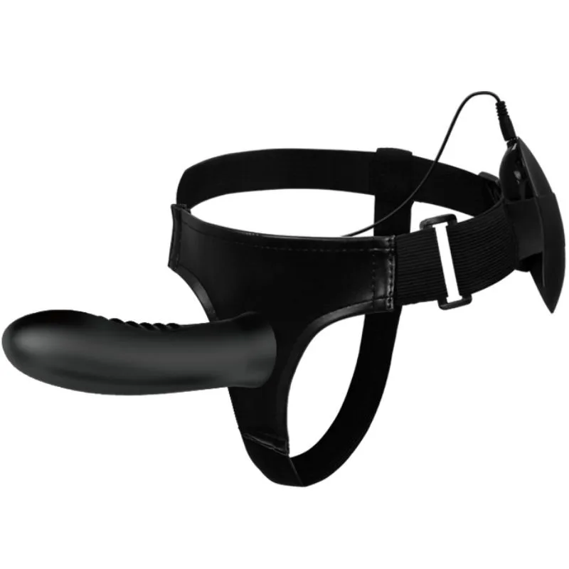 PRETTY LOVE - MYRON VIBRERENDE STRAP-ON MET HOLLE DILDO