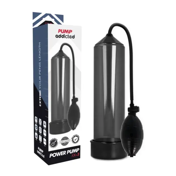 PUMP ADDICTED - RX3 ERECTIEPOMP ZWART