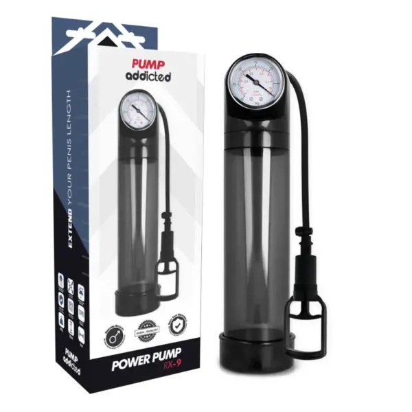 PUMP ADDICTED - RX9 ZWARTE ERECTIEPOMP