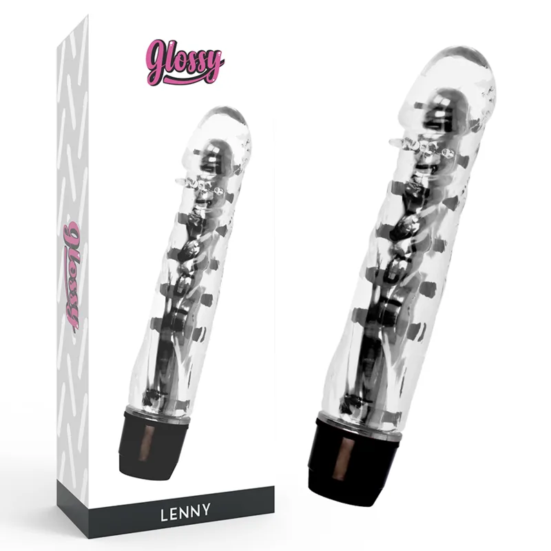 GLOSSY - LENNY ZWARTE VIBRATOR