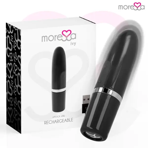 MORESSA - IVY TRAVEL LIP SIMULATOR MASSAGER ZWART