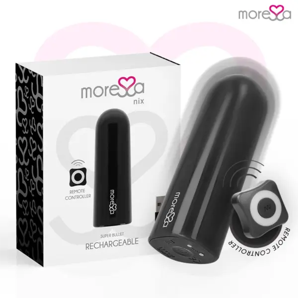 MORESSA - NIX KRACHTIGE MULTI-GAMES VIBRATOR AFSTANDSBEDIENING ZWART