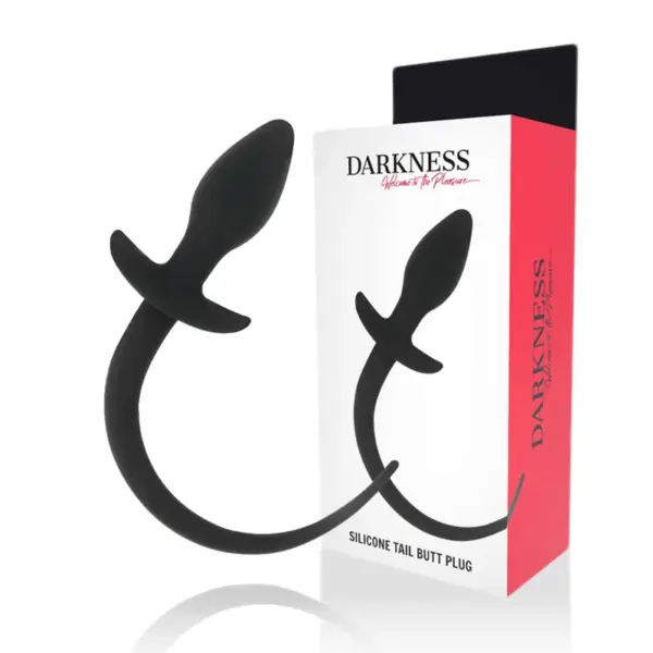 DARKNESS - 28 CM ZWARTE SILICONEN ANAAL PLUG
