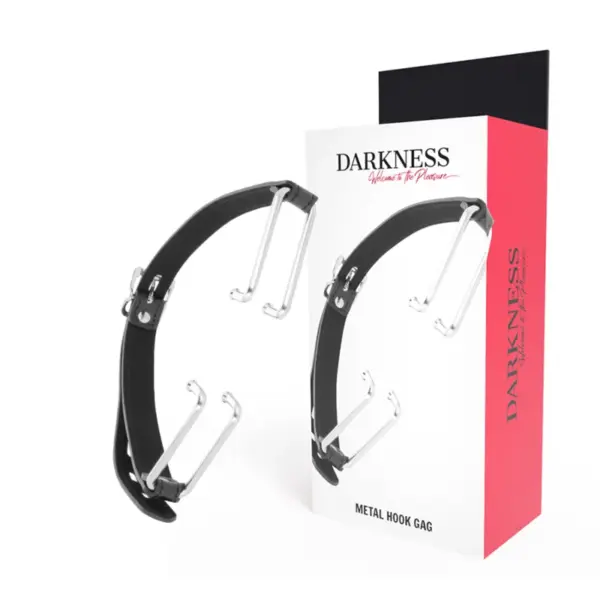 DARKNESS - ZWARTE HAAK GAG