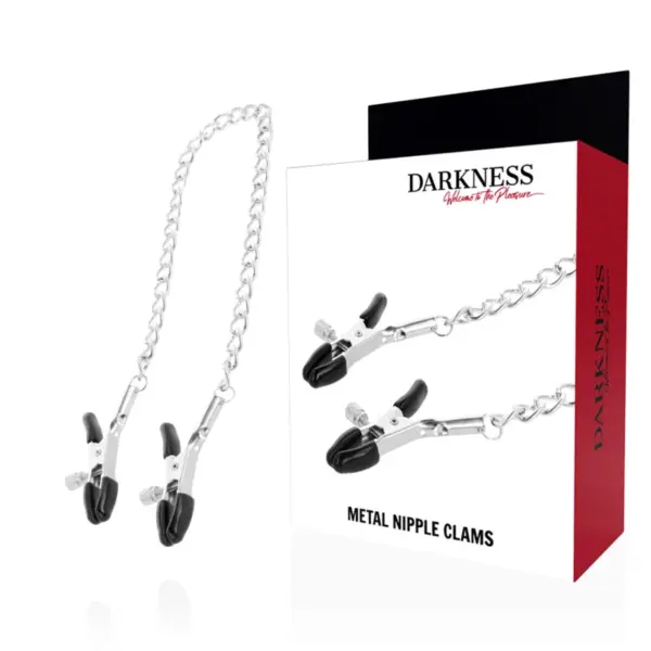 DARKNESS - VERSTELBARE METALEN TEPELKLEMMEN