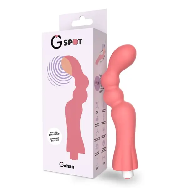 G-SPOT - GOHAN G-SPOT VIBRATOR LICHT ROOD