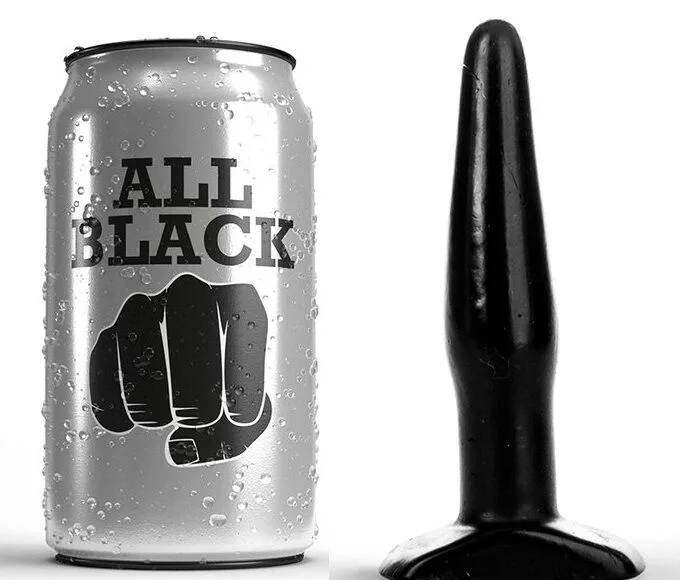 ALL BLACK - ZWARTE STEKKERS 11 CM