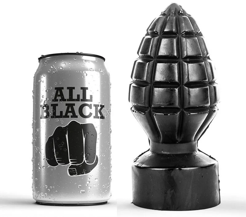 ALL BLACK - 14 CM ANAAL PLUG
