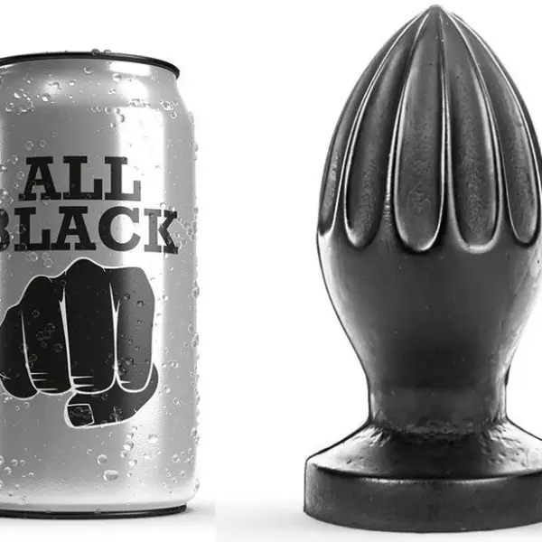 ALL BLACK - 12 CM ANAAL PLUG