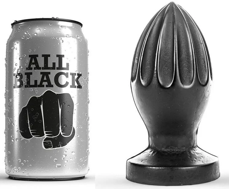 ALL BLACK - 12 CM ANAAL PLUG