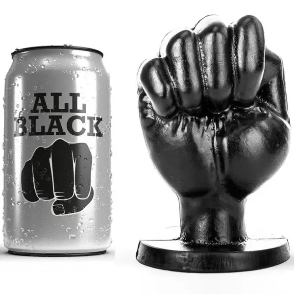 ALL BLACK - VUIST 13 CM ANAAL