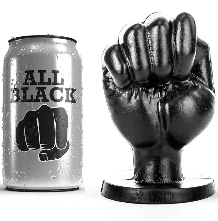 ALL BLACK - VUIST 13 CM ANAAL