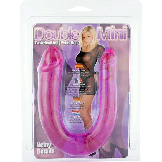 SEVEN CREATIONS - FLEXIBELE GELATINE DUBBELE KOPPEN PENIS