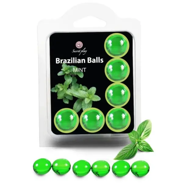 SECRETPLAY - SET 6 BRAZILIAANSE BALLEN MINT
