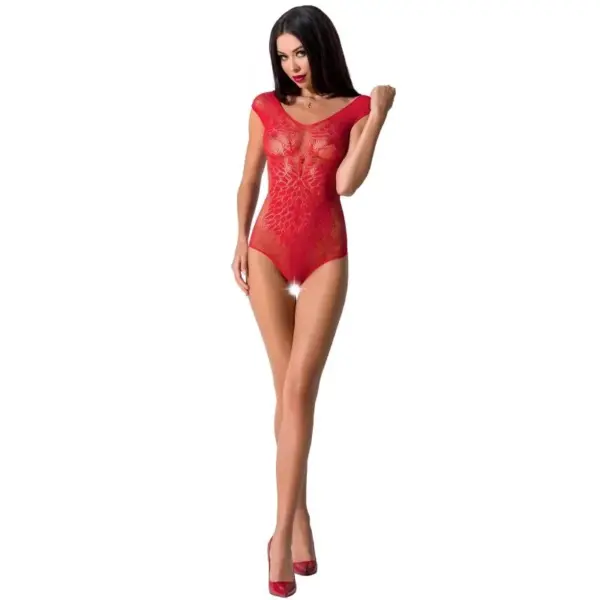 PASSION - VROUW BS064 ROOD BODYSTOCKING ONE SIZE