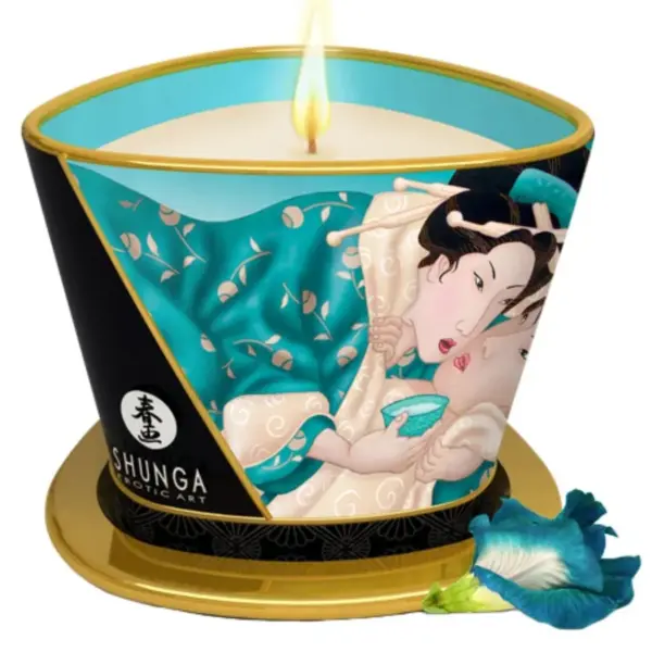 SHUNGA - EILANDBLOESEMS MASSAGEKAARS 170 ML