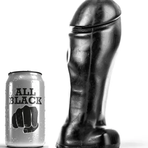 ALL BLACK - DONG 22 CM BREED PUNT