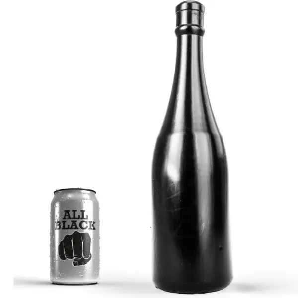 ALL BLACK - ANAAL FLES 34,5 CM