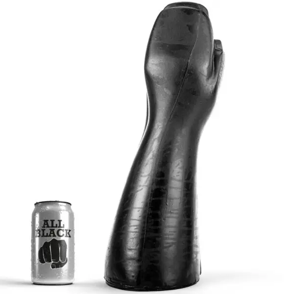 ALL BLACK - DILDO VUISTING 39 CM
