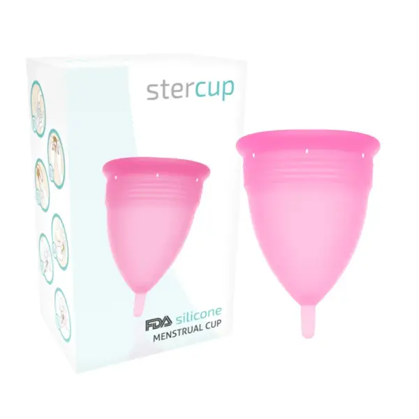 STERCUP - FDA SILICONEN ROZE MENSTRUATIECUP - MAAT L