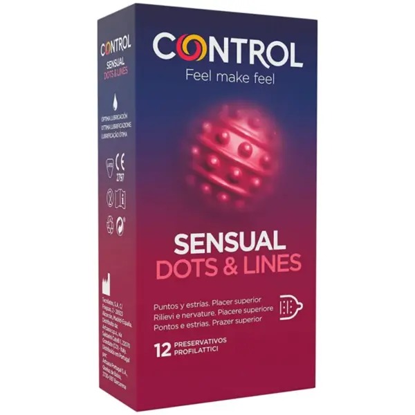 CONTROL - ZINTUIGLIJKE STIPPEN & LIJNEN PUNTEN EN STRETCHES 12 EENHEDEN