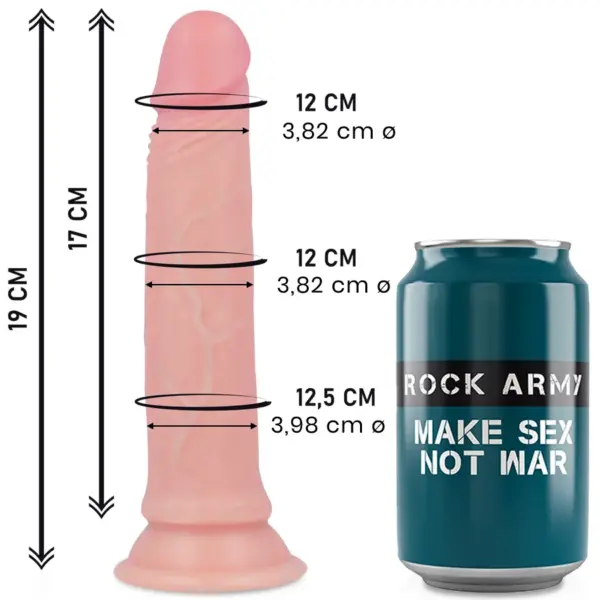 ROCKARMY - VLOEIBARE SILICONEN DILDO PREMIUM AVENGER 19 CM -OF- 3,98 CM