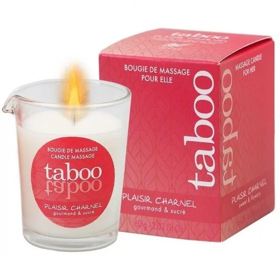 RUF - TABOO MASSAGEKAARS VOOR HAAR PLAISIR CHARNEL GEUR CACAO BLOESEM