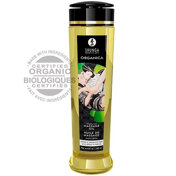 SHUNGA - NATUURLIJKE ORGANISCHE MASSAGEOLIE 240 ML
