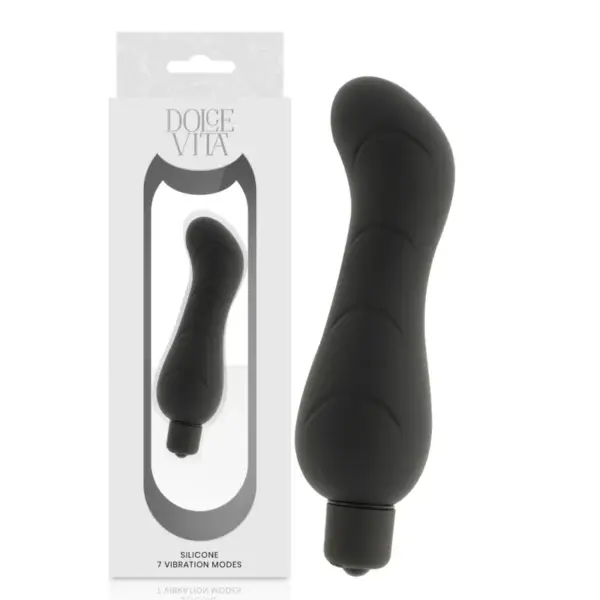 DOLCE VITA - G-SPOT VIBRATOR SILICONEN ZWART