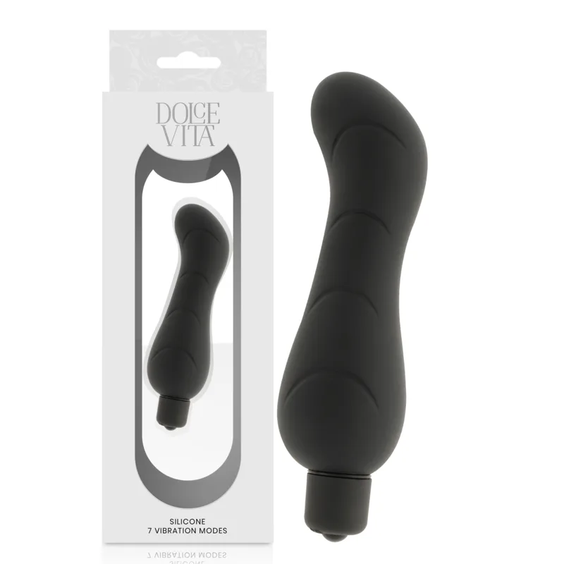 DOLCE VITA - G-SPOT VIBRATOR SILICONEN ZWART