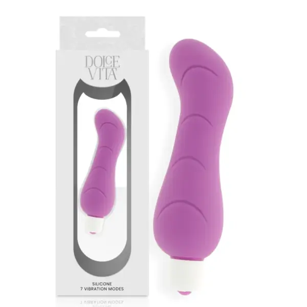 DOLCE VITA - LILAC SILICONEN VIBRATOR G-SPOT