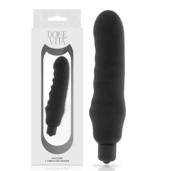 DOLCE VITA - GENIALE SILICONEN VIBRATOR ZWART