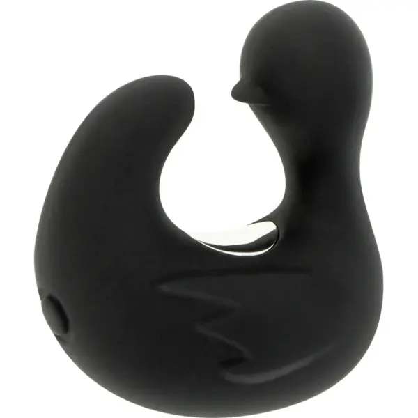 BLACK&SILVER - DUCKYMANIA OPLAADBARE SILICONEN STIMULERENDE EEND VINGERHOED