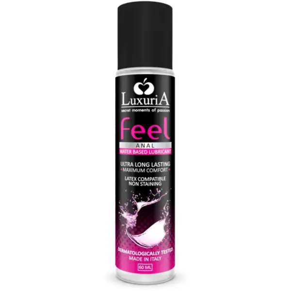 INTIMATELINE LUXURIA - FEEL ANAL WATERGEBASEERD GLIJMIDDEL 60 ML