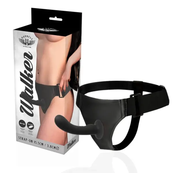 HARNESS ATTRACTION - SILICONEN WALKER G-SPOT HARNAS 15,5 CM -OF- 3,8 CM