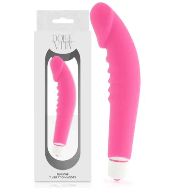 DOLCE VITA - REALISTISCHE PLEZIERVIBRATOR SILICONEN ROZE