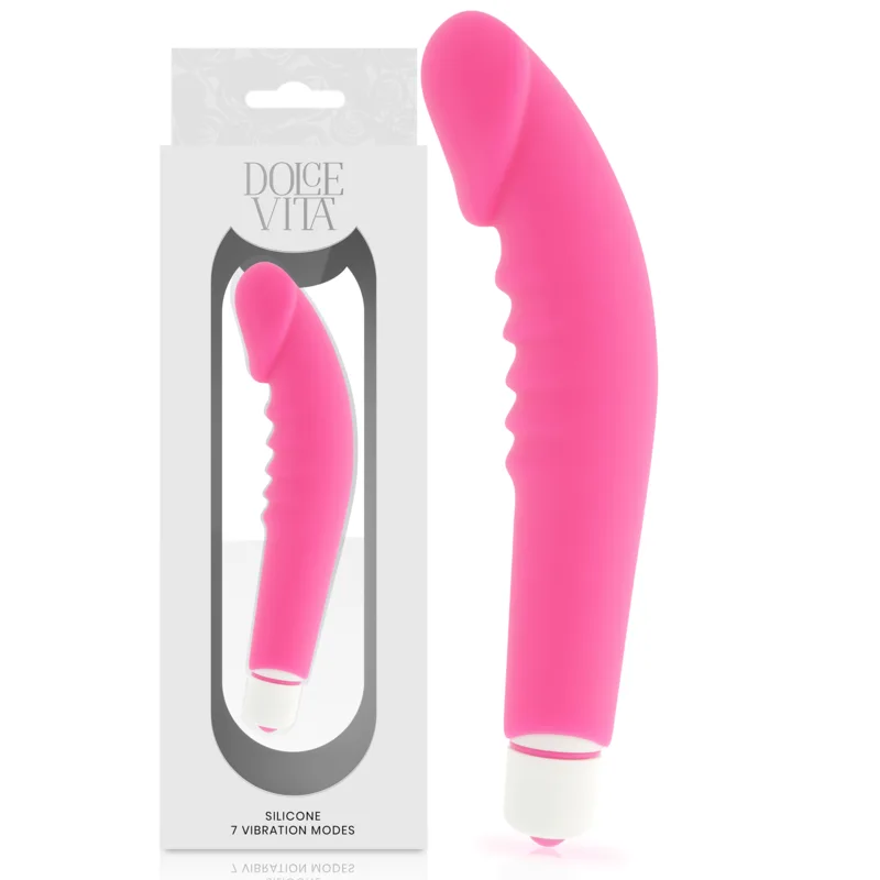 DOLCE VITA - REALISTISCHE PLEZIERVIBRATOR SILICONEN ROZE