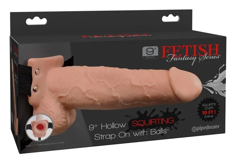FETISH FANTASY SERIE - 9 HARNAS MET REALISTISCHE EJACULERENDE PENIS 22.9CM