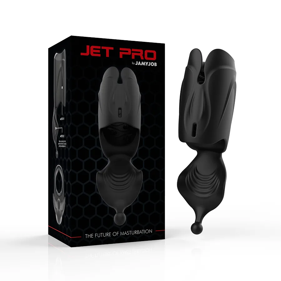 JAMYJOB - 2 MOTOREN VIBRERENDE STROKER MASTURBATOR