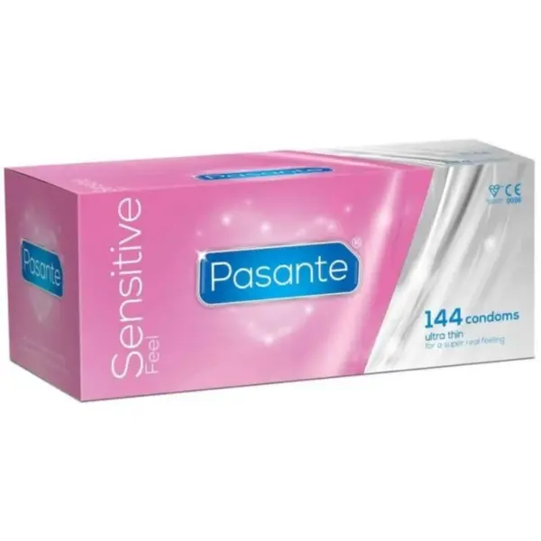 PASANTE - GEVOELIGE ULTRA-DUNNE CONDOOMS 144 STUKS