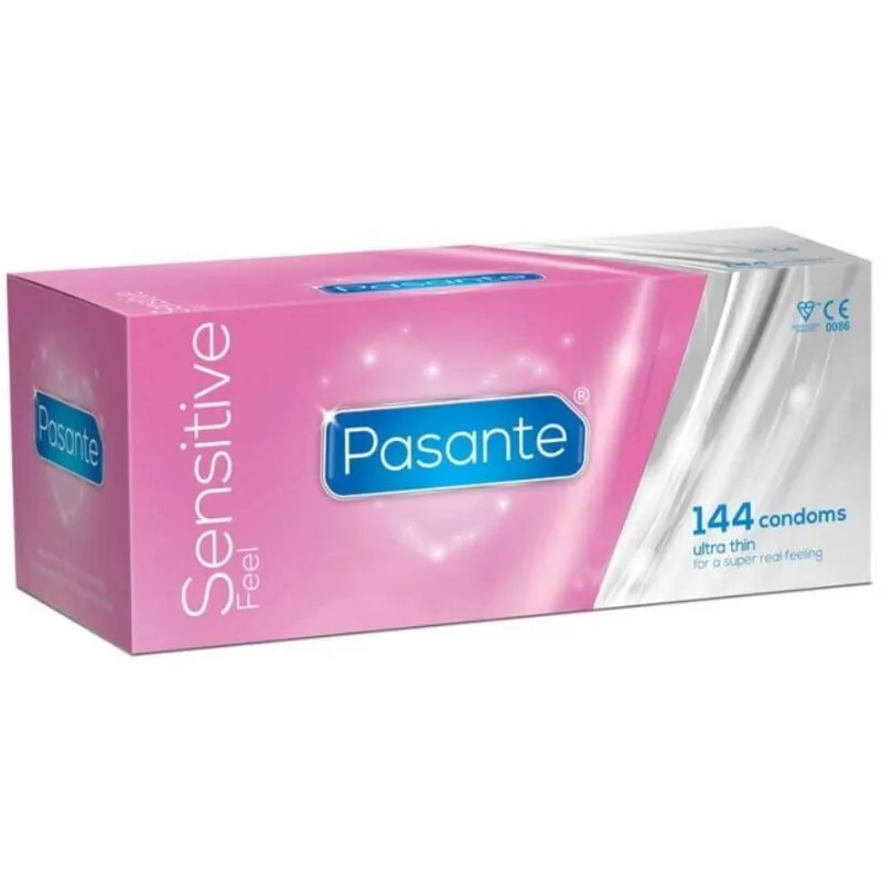 PASANTE - GEVOELIGE ULTRA-DUNNE CONDOOMS 144 STUKS