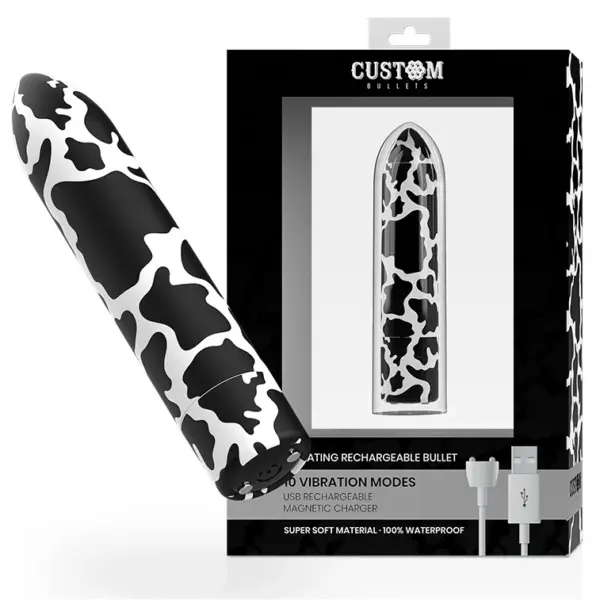 CUSTOM BULLETS - OPLAADBARE KOEKOGEL 10 INTENSITEITEN