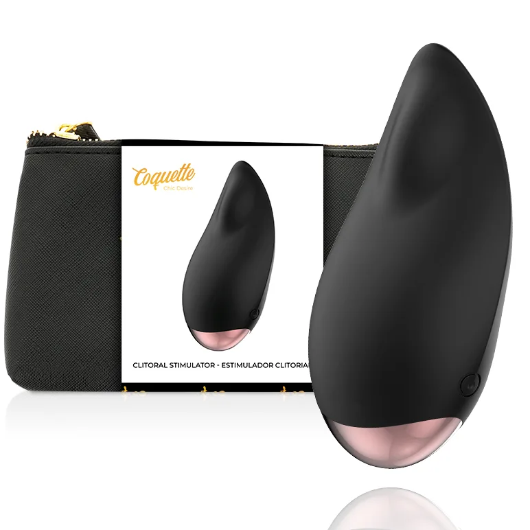 COQUETTE CHIC DESIRE - ZWART / GOUD CLITORIS STIMULATOR DROP